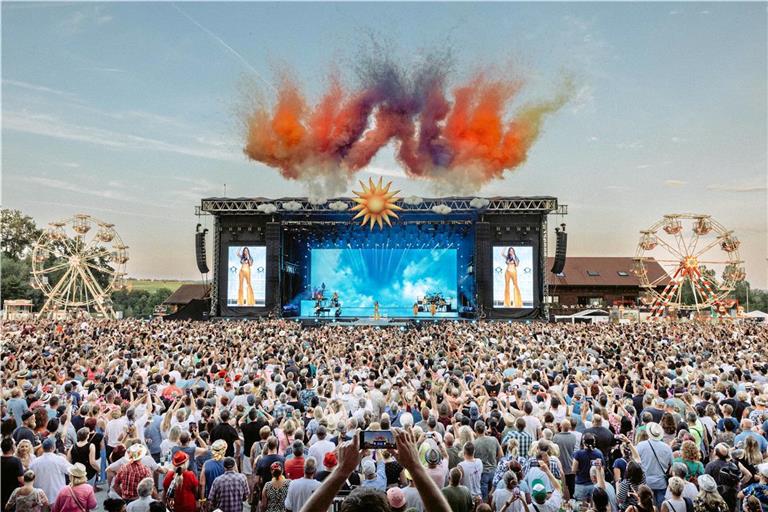 Das Stadion im Aspacher Fautenhau dürfte nächstes Jahr mit den Konzerten von Andrea Berg und Andreas Gabalier mehrfach ausverkauft sein. Foto: Bergrecords/Sandra Ludewig