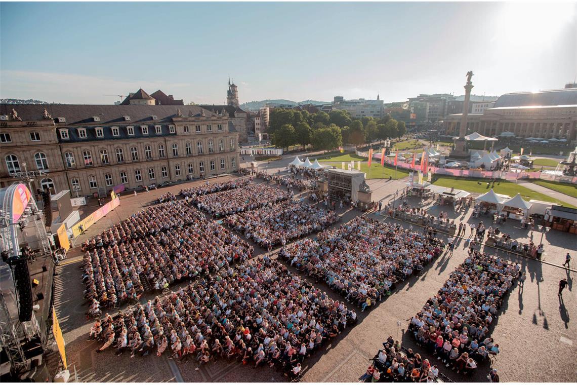 Das SWR-Sommerfestival auf dem Schlossplatz findet künftig nur noch alle zwei Jahre statt.