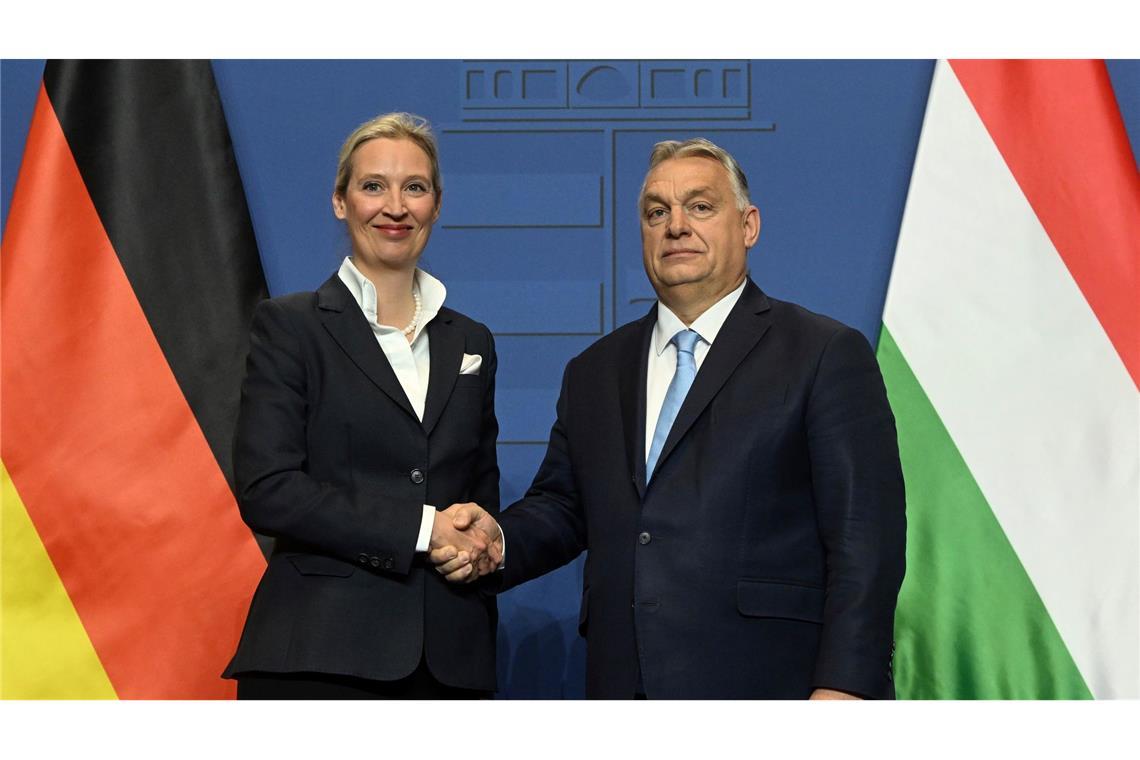 Das Treffen zwischen Weidel und Orban wurde inszeniert wie ein Staatsbesuch.