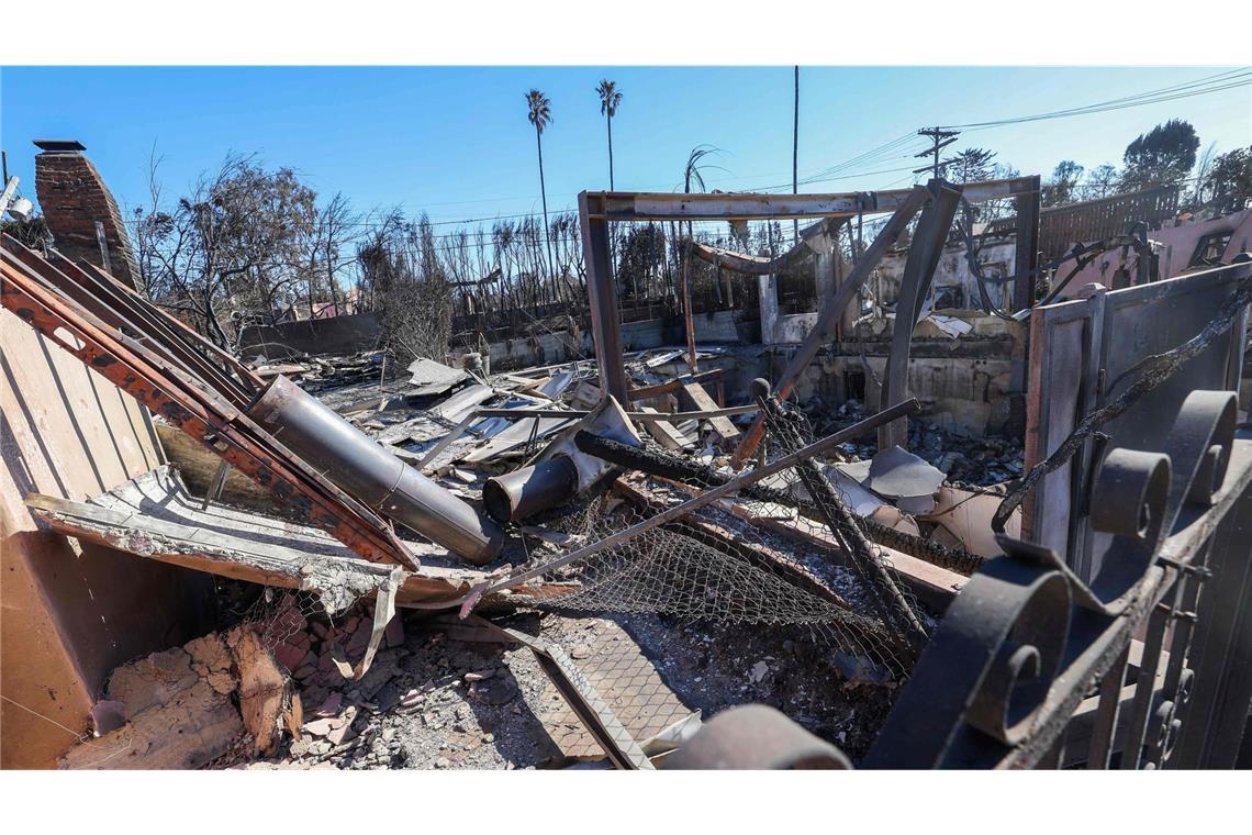 Das Verwüstung durch die verheerenden Brände im Raum Los Angeles ist riesig.