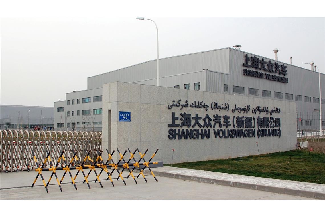 Das Werk von Volkswagen in Urumqi.