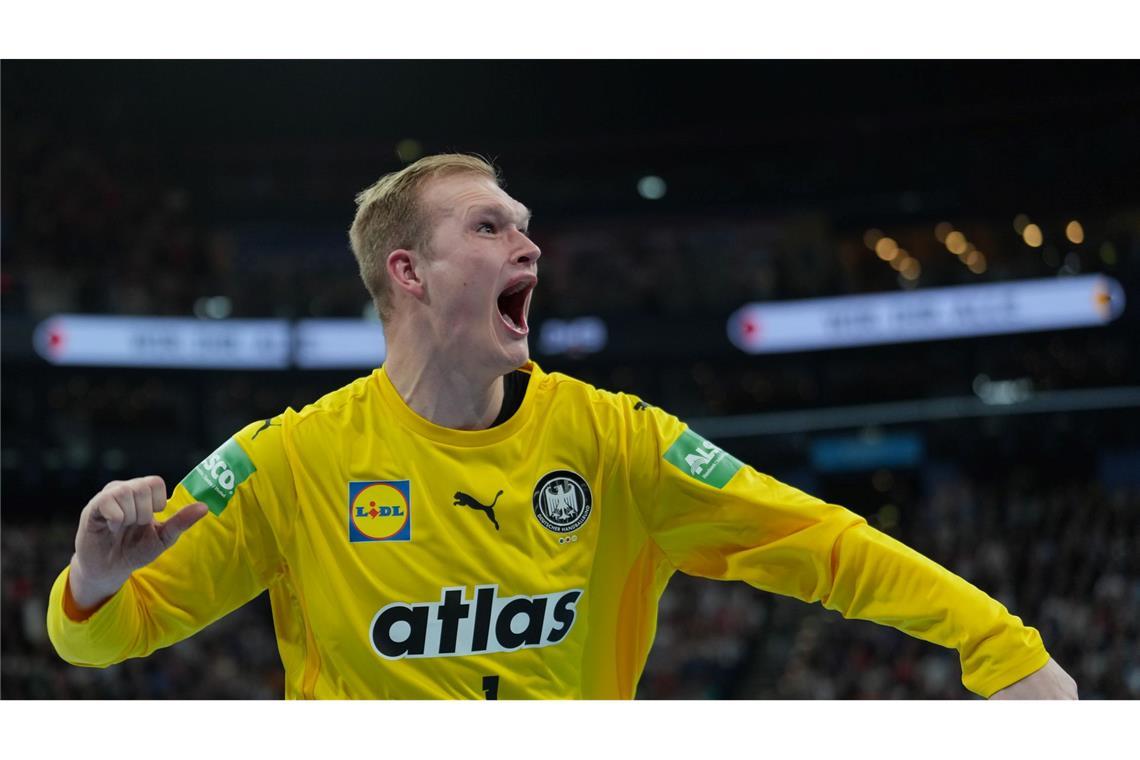 David Späth ist der Emotionale im Team der deutschen Handballer.