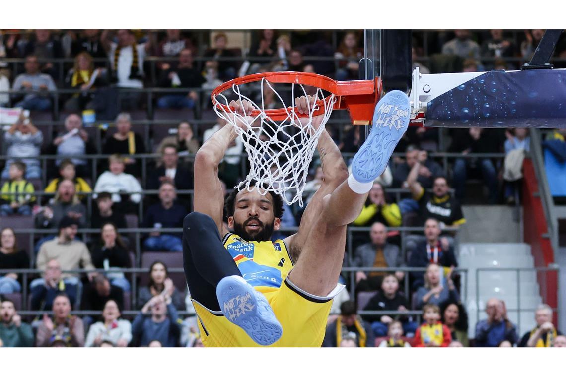 Warum die MHP Riesen Ludwigsburg eine Saison der Extreme spielen Deane Williams liebt es spektakulär.