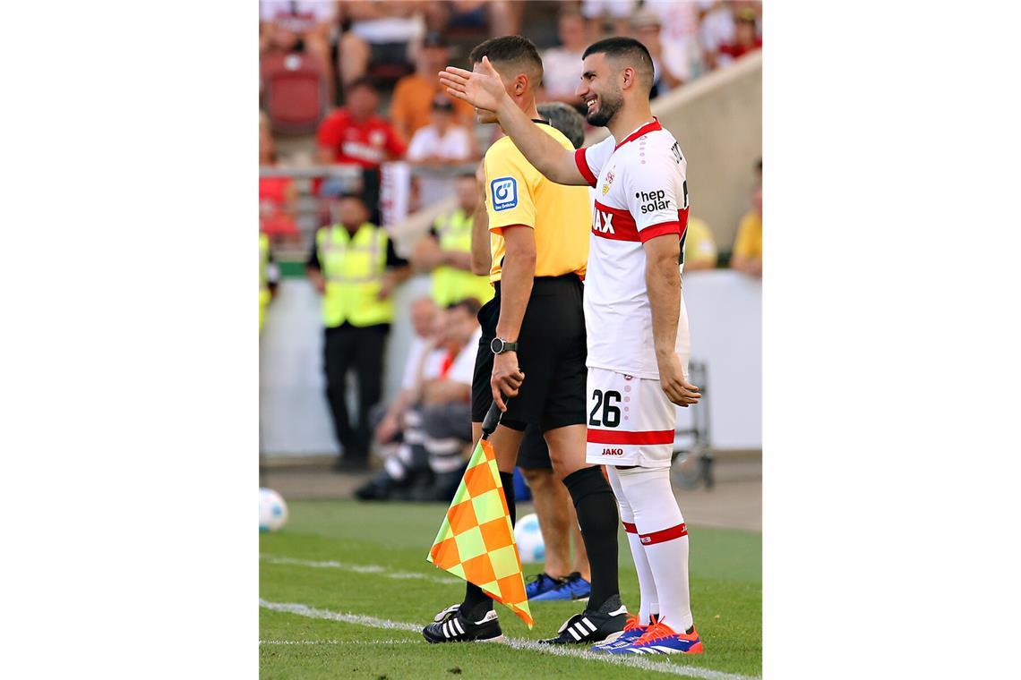 Deniz Undav freut sich, wieder für den VfB spielen zu können.