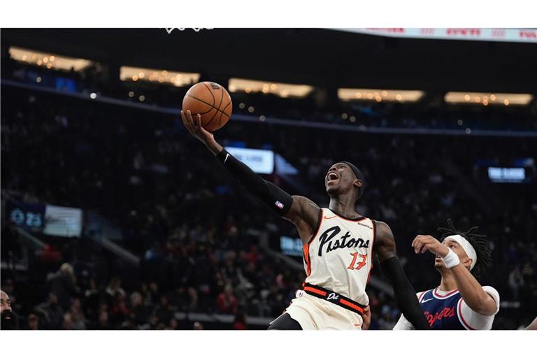 Dennis Schröder spielte gut, konnte die Niederlage der Pistons aber nicht abwenden.