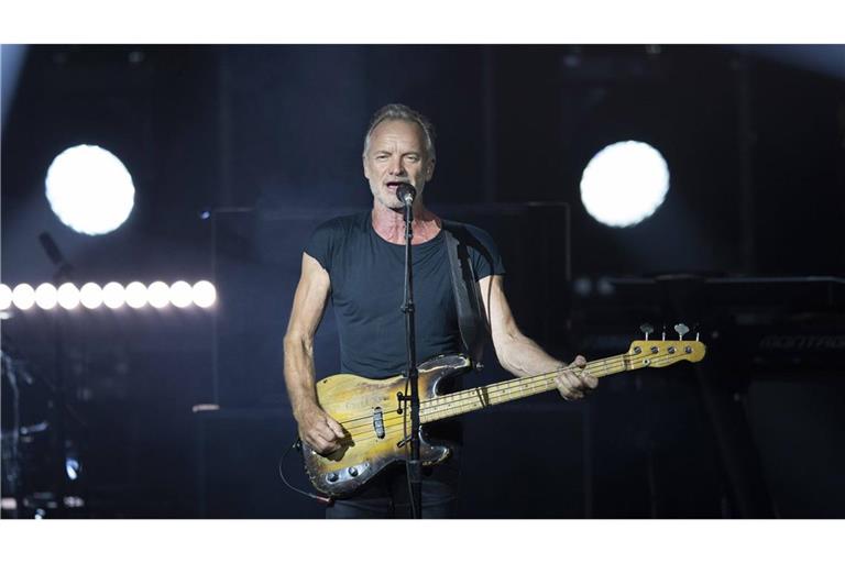 Der 73-jährige Rockmusiker Sting sagte seine Teilnahme bei der Show der Bass Magazine Awards an diesem Donnerstag im kalifornischen Santa Ana ab. (Archivbild)