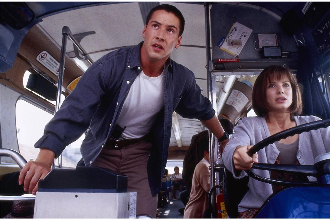 Der Actionstreifen „Speed“ (mit Frauenschwarm Keanu Reeves) ...