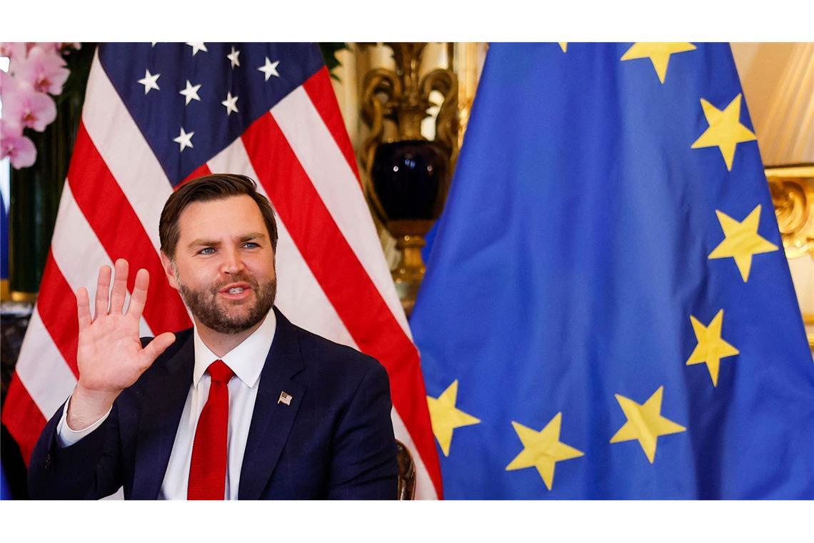 Der amerikanische Vizepräsident J.D. Vance hat Europa aufgefordert, mehr für die eigene Verteidigung zu tun.