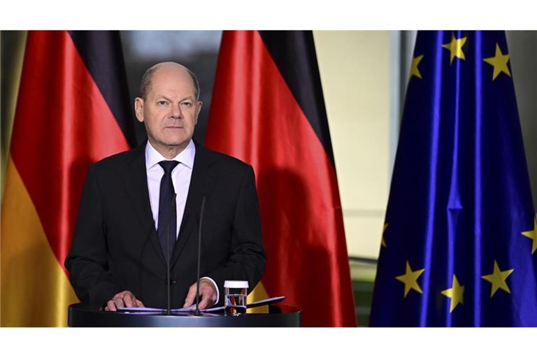 Der amtierende Bundeskanzler Olaf Scholz.