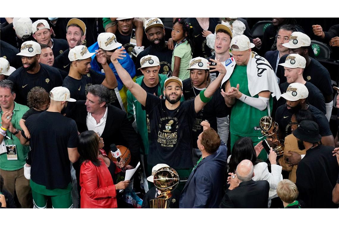 Der amtierende NBA-Meister Boston Celtics.