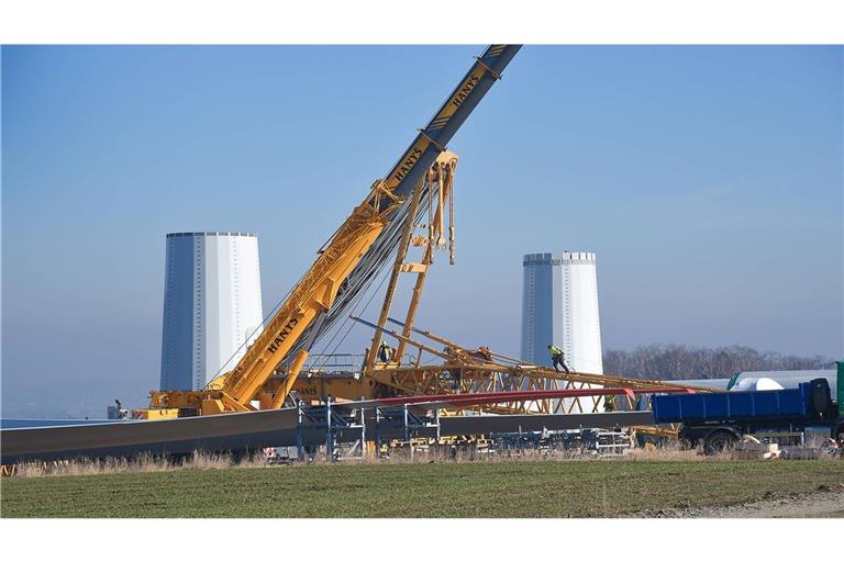 Der Aufbau von Windkraftanlagen ist zuletzt besser voran gekommen, als zuvor. (Symbolbild)