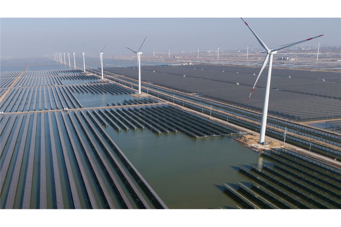 Der Ausbau der erneuerbaren Energien schreitet in China rasant voran. (Archivbild)