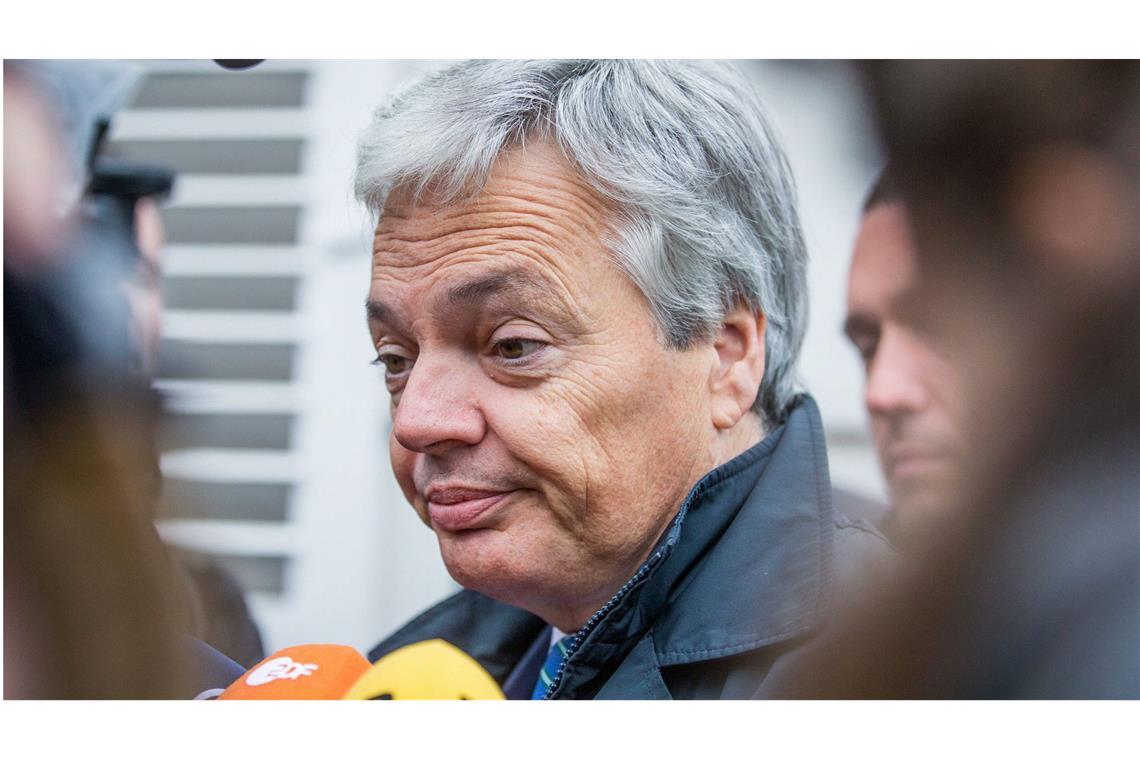 Der belgische Ex-EU-Kommissar Reynders schweigt zu den Vorwürfen der Geldwäsche.