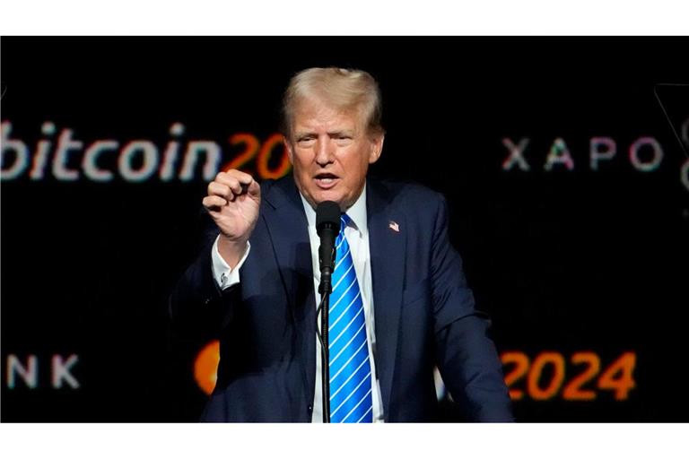 Der Bitcoin hat seit der Wahl von Trump im November um fast 60 Prozent zugelegt.