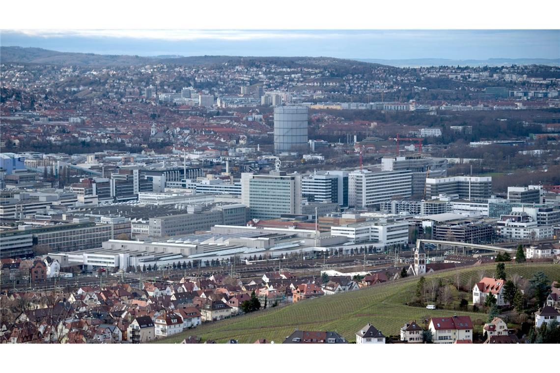 Der Blick auf das heutige Werksgelände