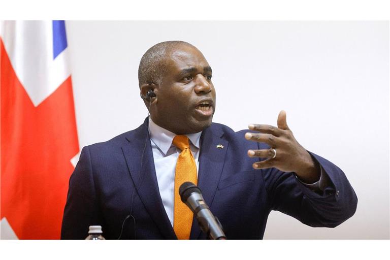 Der britische Außenminister David Lammy (Archivbild).