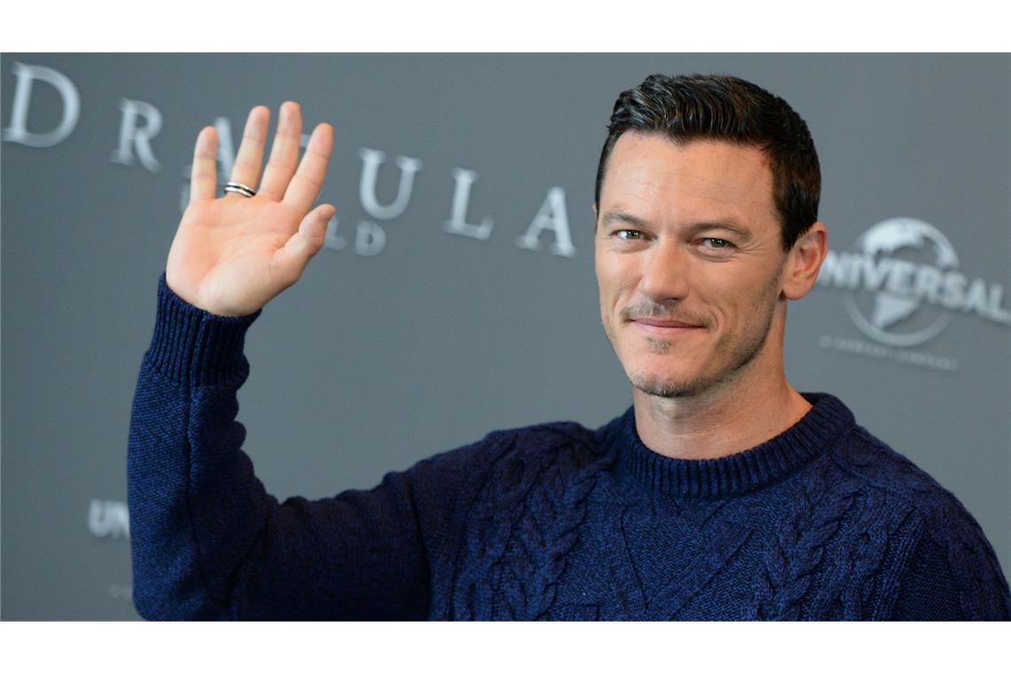 Der britische Schauspieler Luke Evans 2014 bei einem Photocall zum Film "Dracula Untold". (Archivbild)