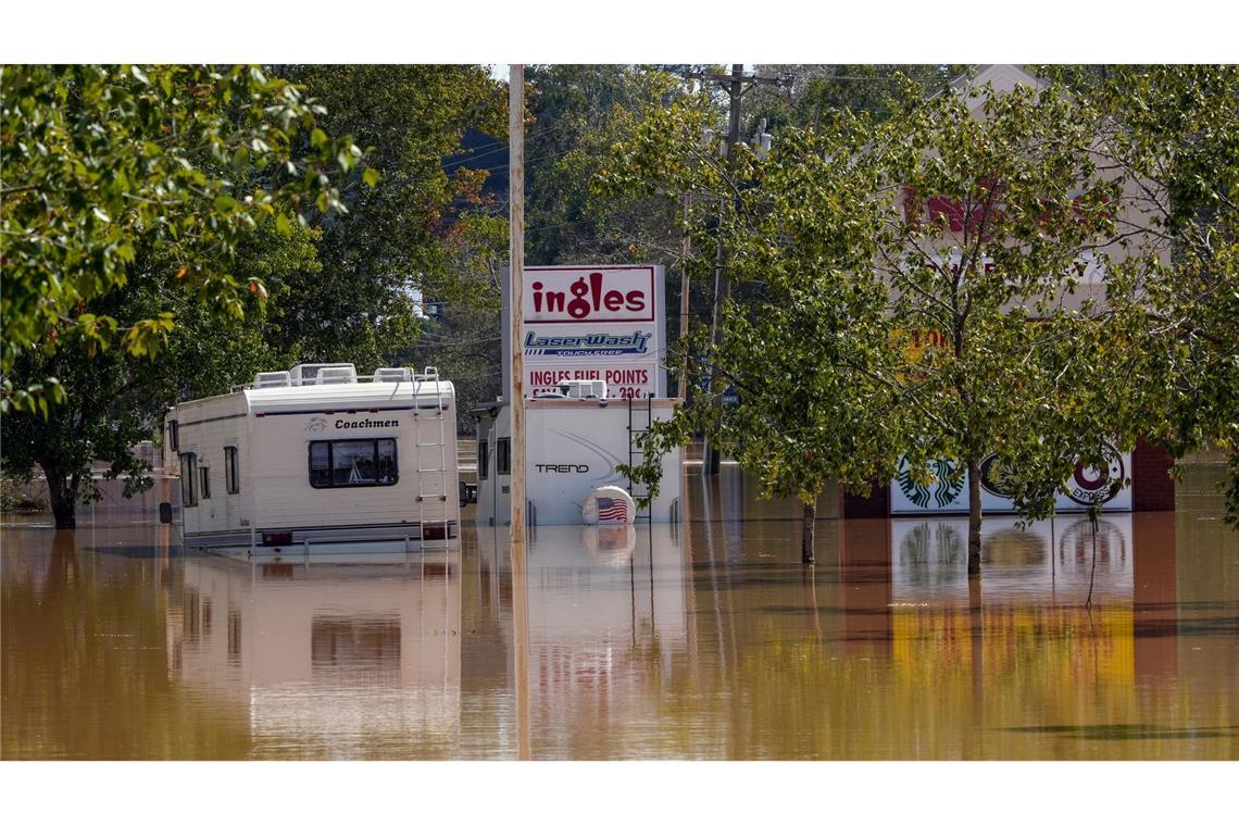 Der Bundesstaat North Carolina ist von den Folgen des Sturms besonders hart betroffen.