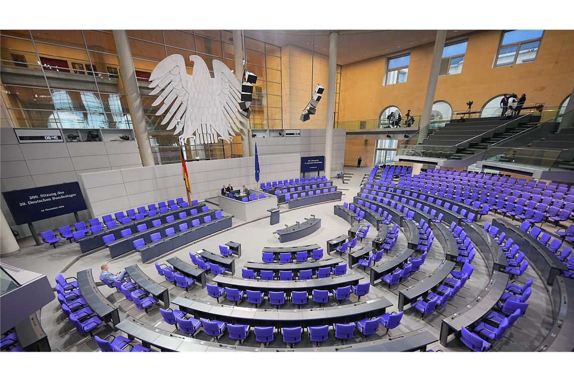 Der Bundestag legt nach dem Ampel-Aus eine Pause ein.