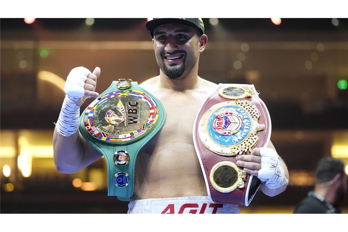 Der deutsche Boxer Agit Kabayel feiert den nächsten Erfolg (Archiv).