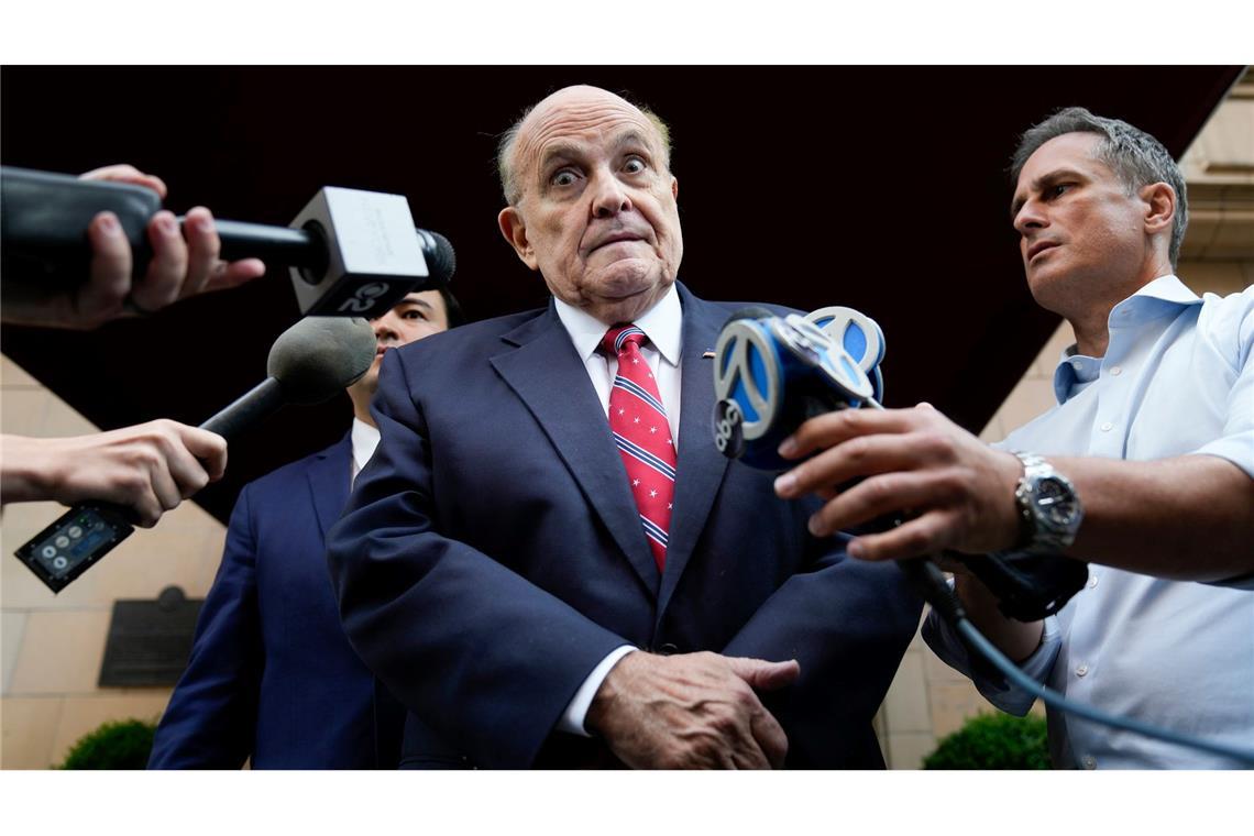 Der einstige New Yorker Bürgermeister Rudy Giuliani hat einen Millionen-Dollar-Rechtsstreit beigelegt. (Archivbild)