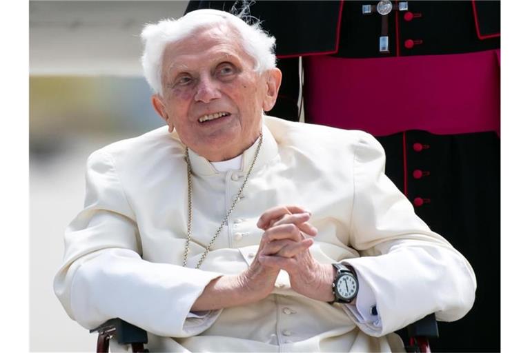 Der emeritierte Papst Benedikt XVI. Foto: Sven Hoppe/dpa-Pool/dpa/Archivbild