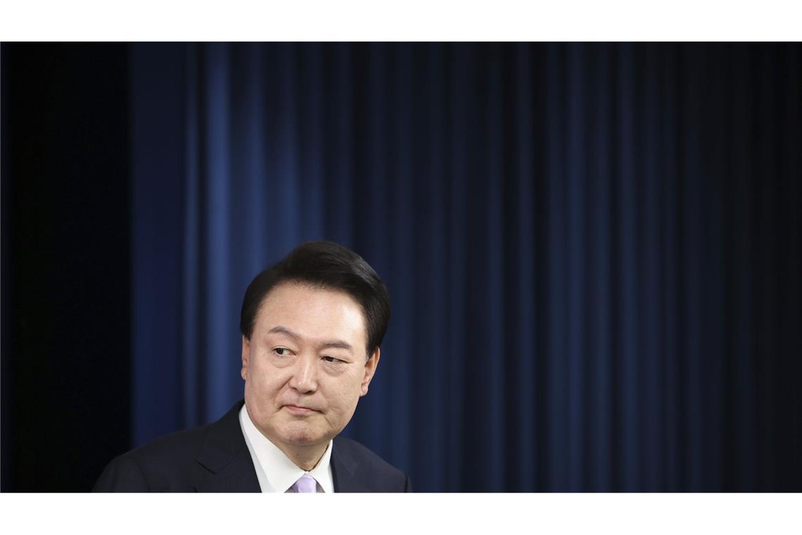 Der entmachteter südkoreanischer Präsident Yoon Suk Yeol. (Archivbild)