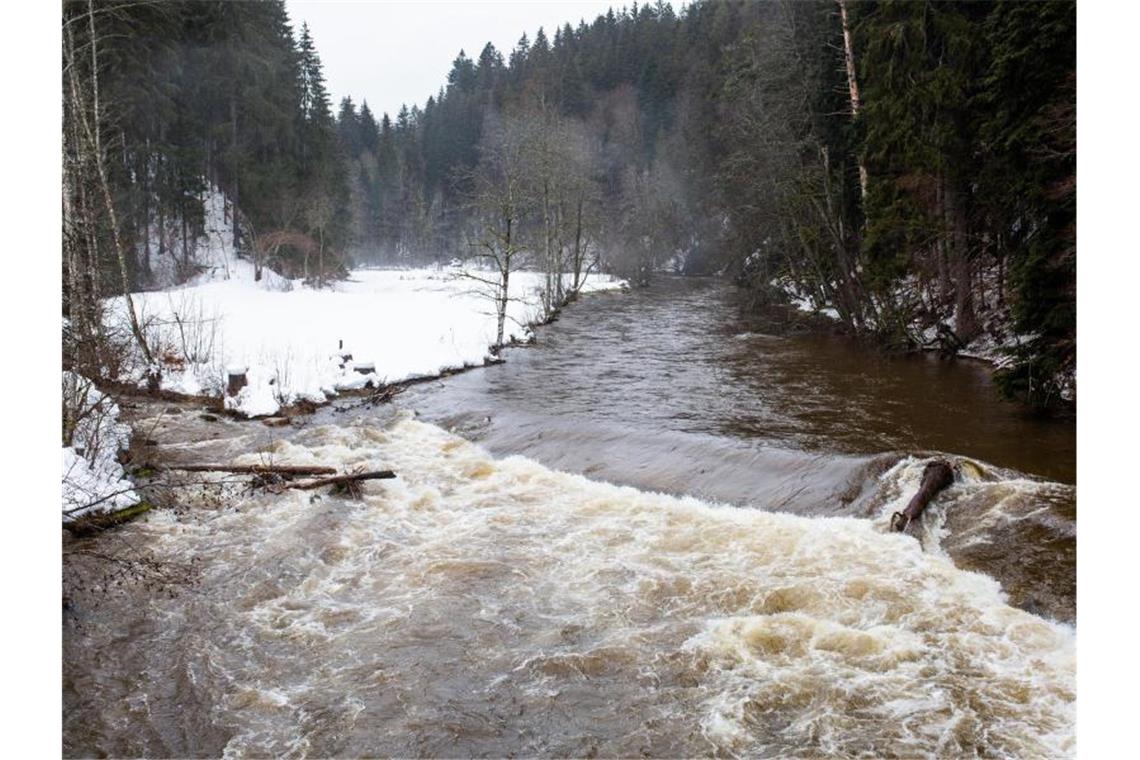 Frost, Glätte und Tauwetter in Baden-Württemberg Der Fluss Wutach fließt durch die gleichnamige Schlucht. Foto: Philipp von Ditfurth/dpa/Archivbild