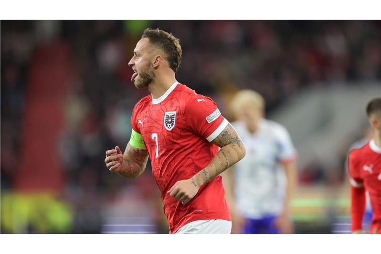 Der frühere Bremer Marko Arnautovic traf beim 5:1-Erfolg Österreichs gegen Norwegen doppelt.