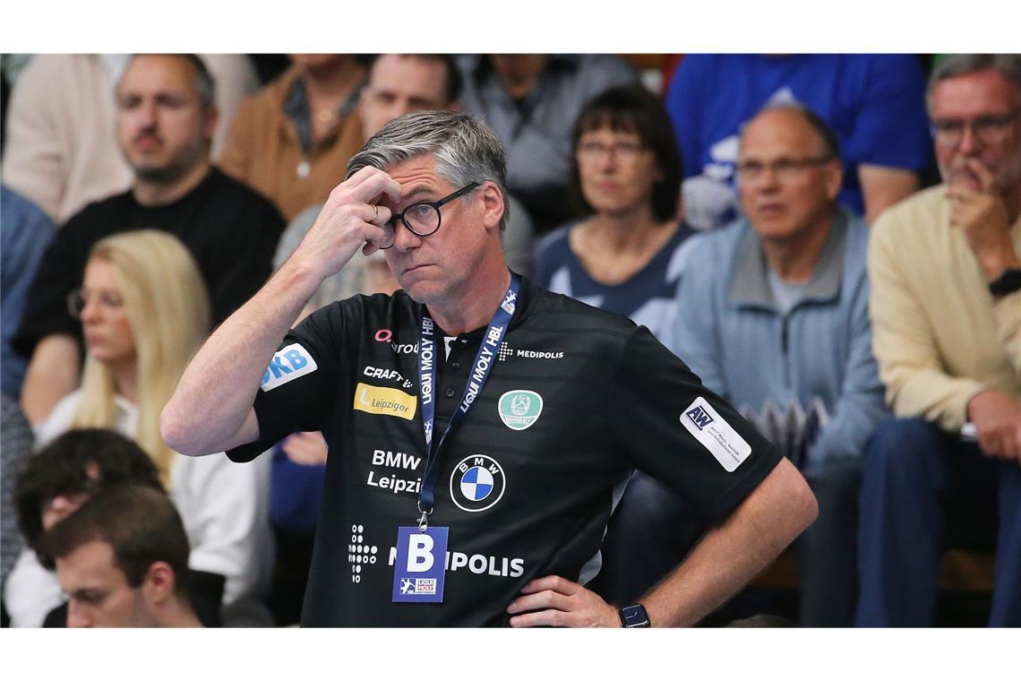 Der frühere Frisch-Auf-Spieler Runar Sigtryggsson kehrte als Leipzig-Coach nach Göppingen zurück – und nahm den Sieg mit.