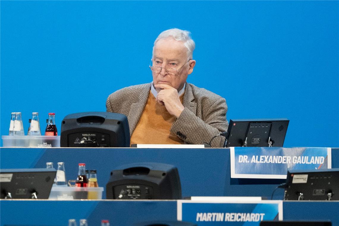 Der frühere Parteichef Alexander Gauland (AfD).