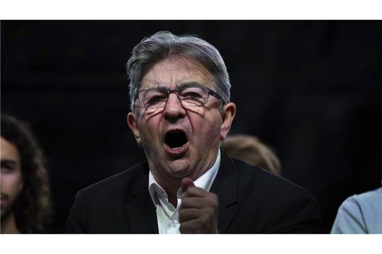 Der Führer der Linken in Frankreich, Jean-Luc Mélenchon.