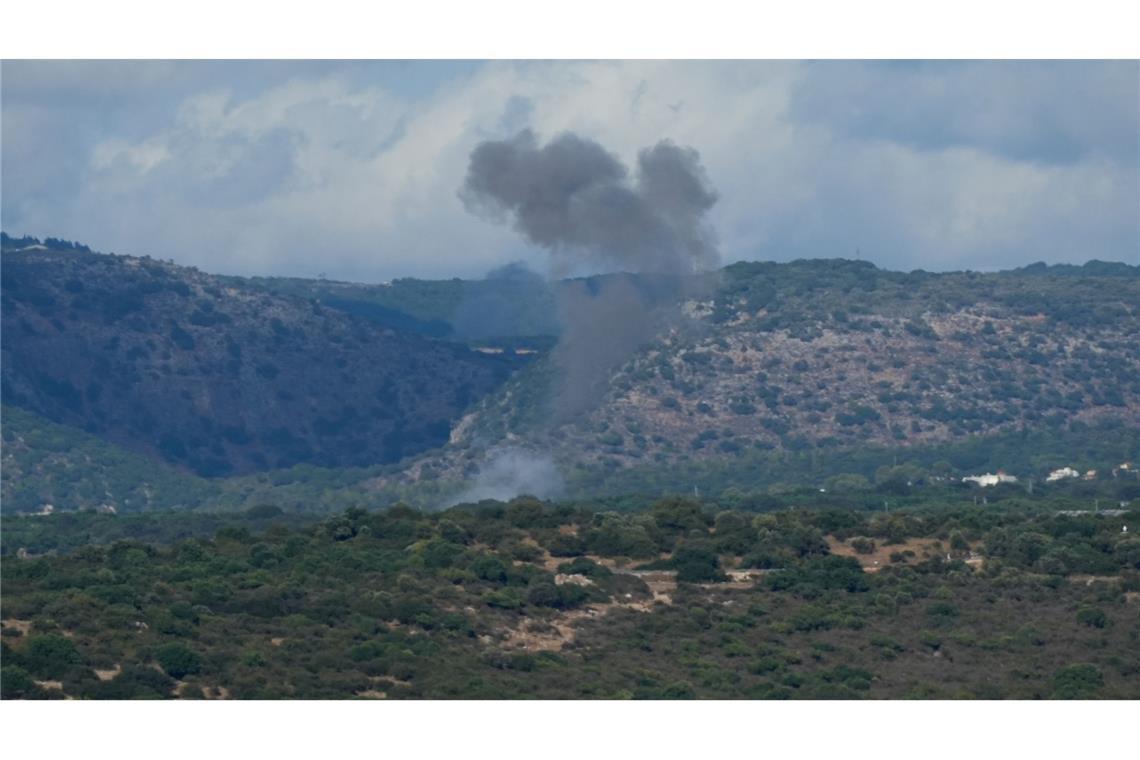 Der gegenseitige Beschuss zwischen Israel und der Hisbollah im Libanon geht unvermindert weiter. (Archivbild)