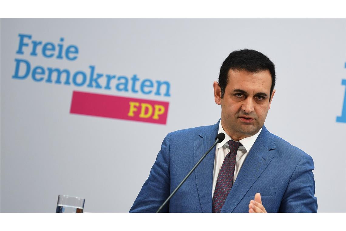 Der Generalsekretär der FDP: Bijan Djir-Sarai.