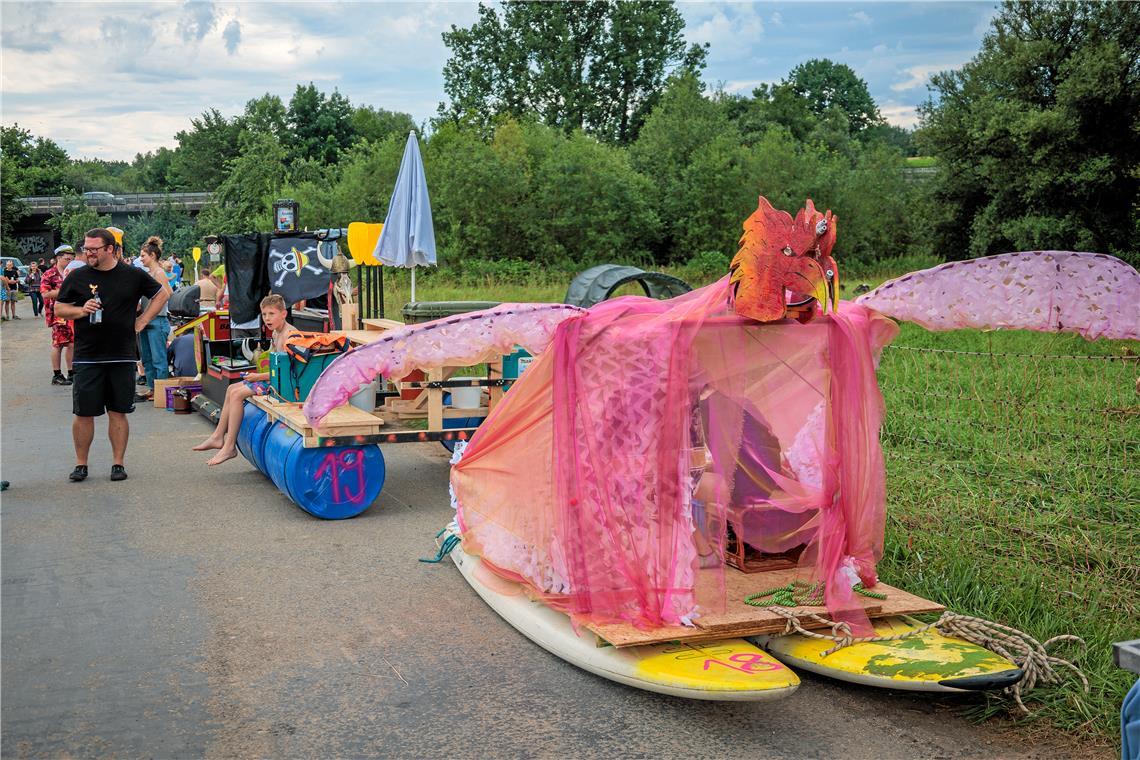 Der Gewinner des Kreativpreises: Das Boot Phönix Feuerball.