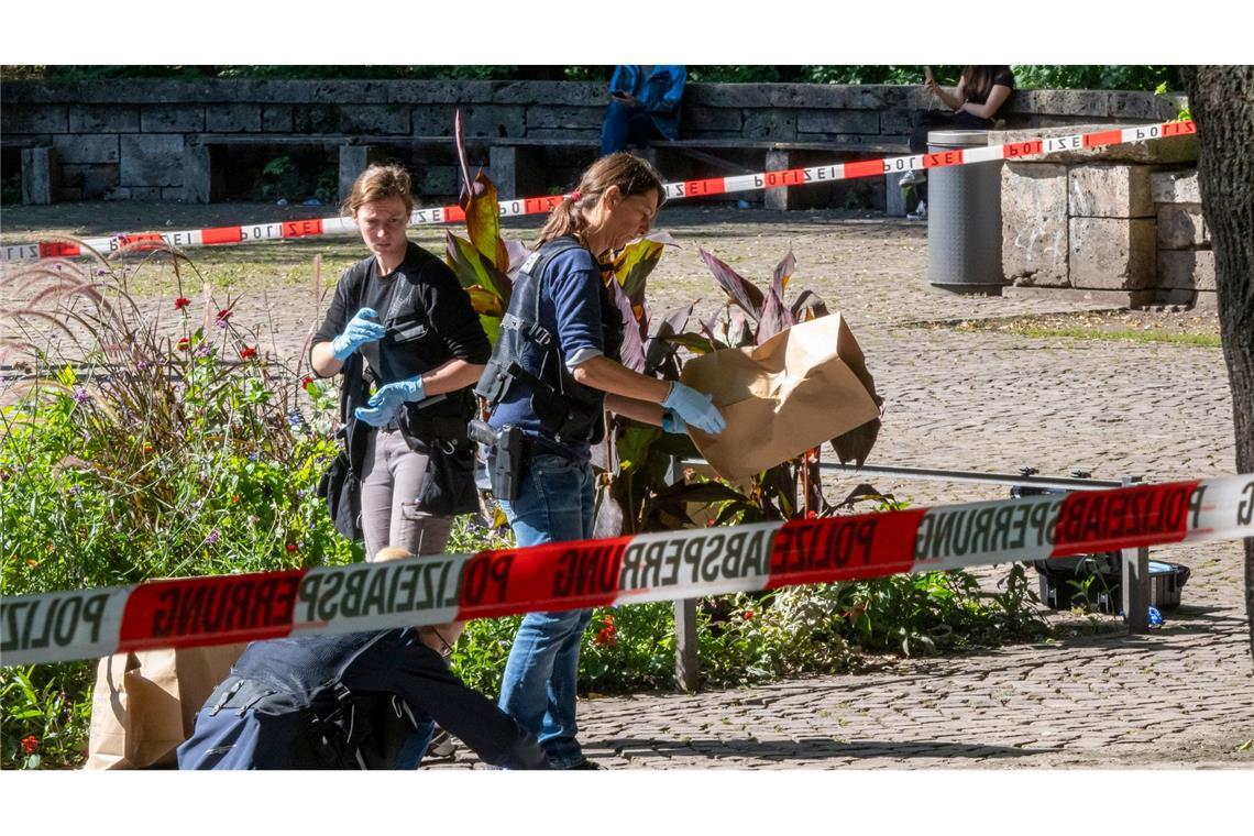 Der Hauptverdächtige nach der Tötung eines Mannes im Alten Botanischen Garten ist gefasst.