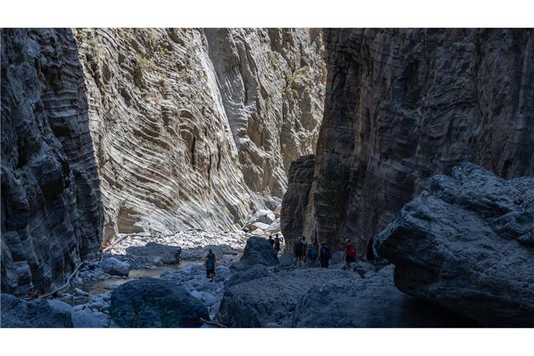 Der junge Mann wollte in der berühmt-berüchtigten Samaria-Schlucht wandern. (Archivbild)