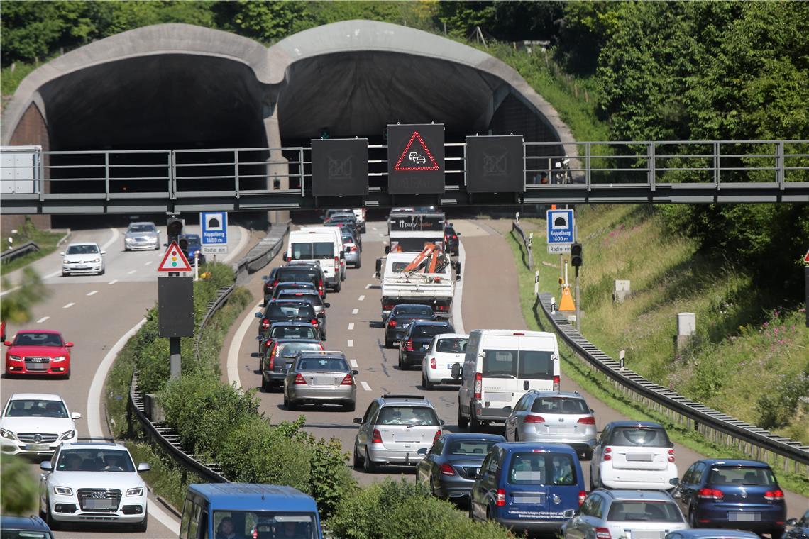 Der Kappelbergtunnel wird Mitte April voll gesperrt. Symbolfoto: Gabriel Habermann
