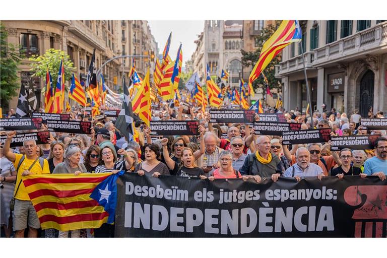 Der Katalonien-Konflikt schwelt in Spanien seit langem. (Archivbild)