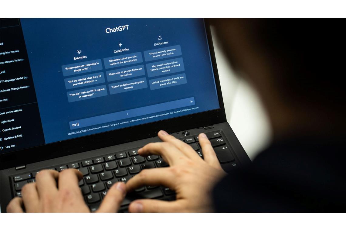 Der KI-Chatbot ChatGPT von Entwickler OpenAI war teilweise gestört.