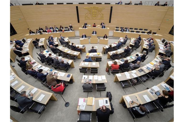 Der Landtag von Baden-Württemberg in Stuttgart. Foto: Sina Schuldt/dpa/Archivbild