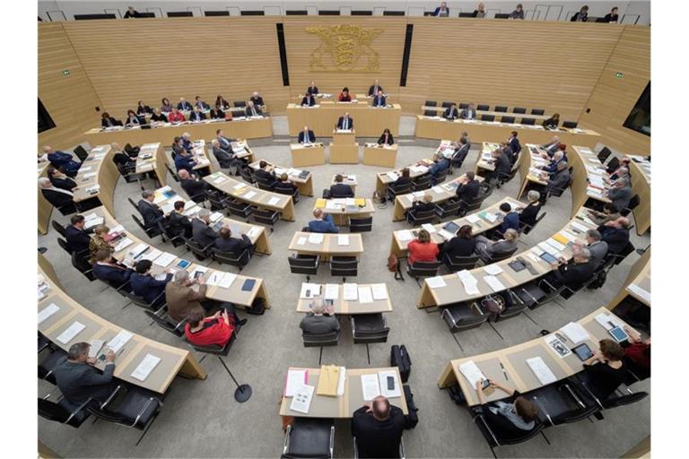 Der Landtag von Baden-Württemberg in Stuttgart. Foto: Sina Schuldt/dpa/Archivbild