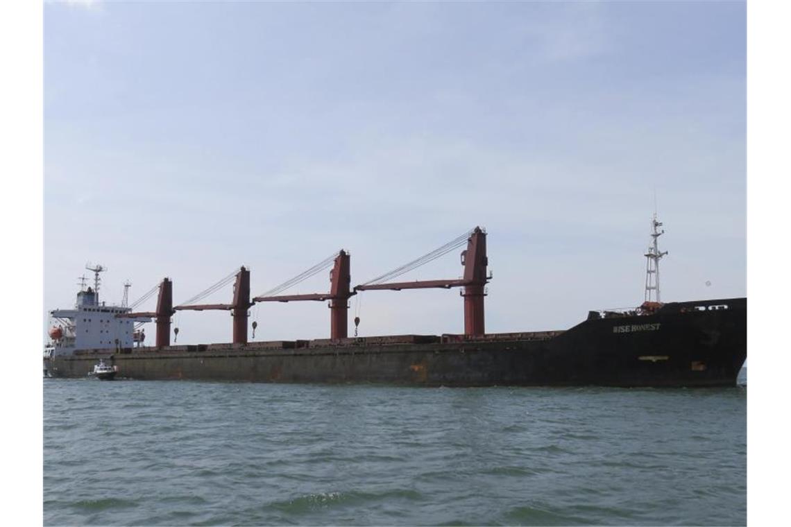 Nordkorea spricht nach neuem Raketentest von Angriffsübung Der nordkoreanische Frachter Wise Honest wurde von den USA beschlagnahmt. Foto: US-Justizministerium