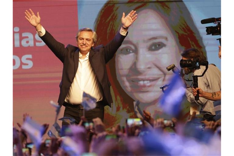 Der Oppositionskandidat Alberto Fernández hat die Präsidentenwahl in Argentinien gewonnen. Foto: Daniel Jayo/AP/dpa