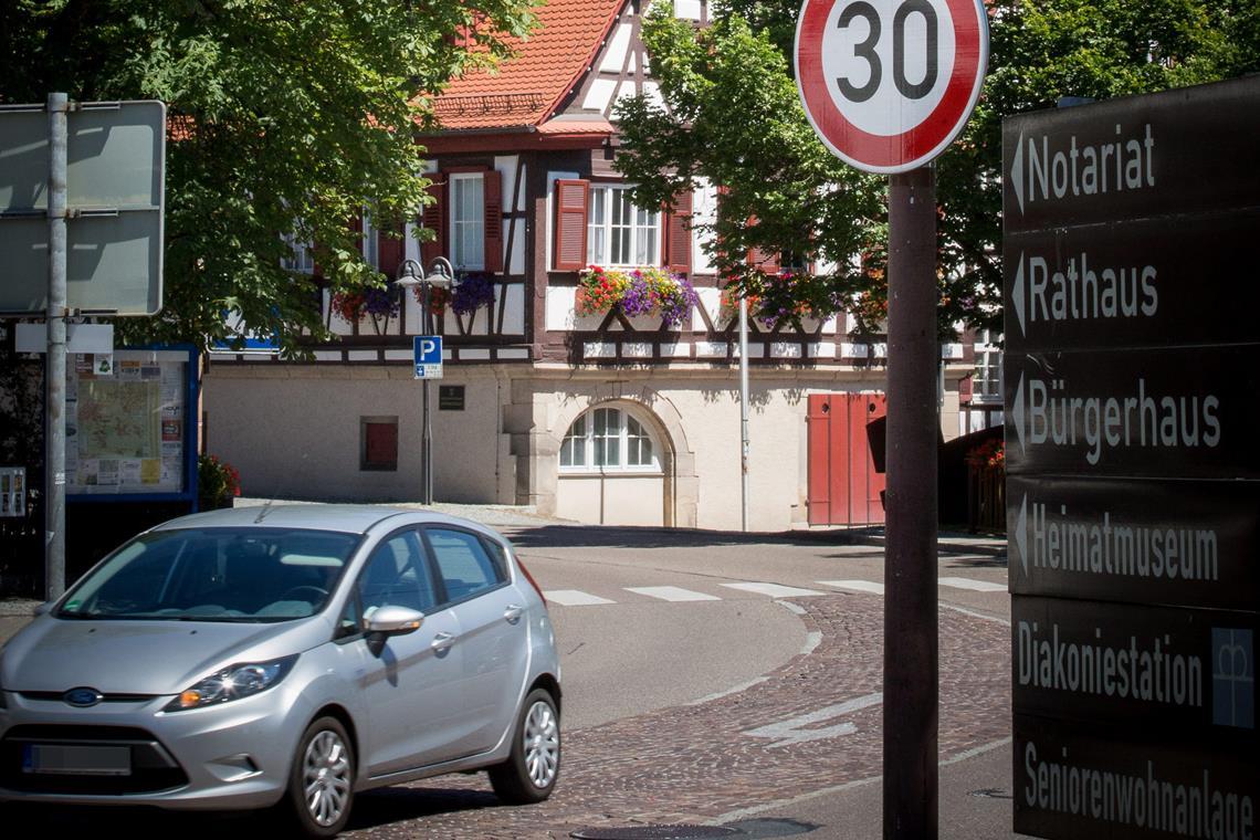 Der Ortskern von Unterweissach ist eine der Problemzonen. Foto: Alexander Becher