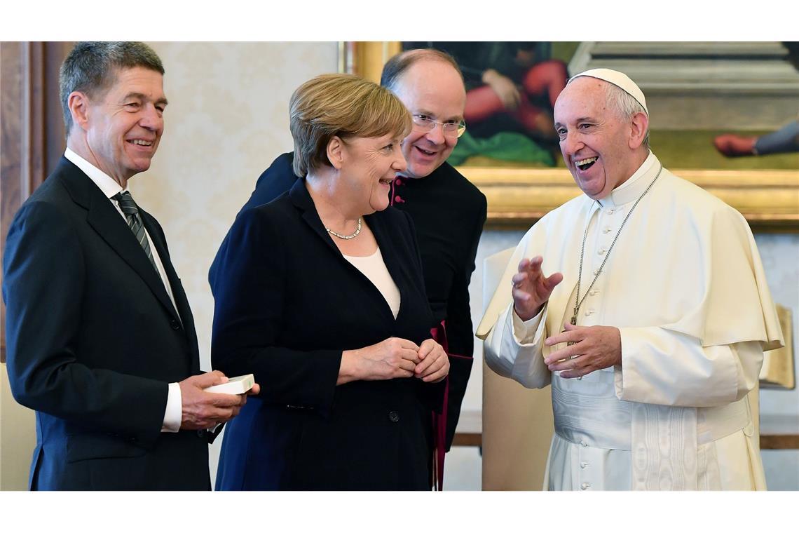 Der Papst gab Merkel einen Ratschlag für den Umgang mit Trump mit. (Archivbild)