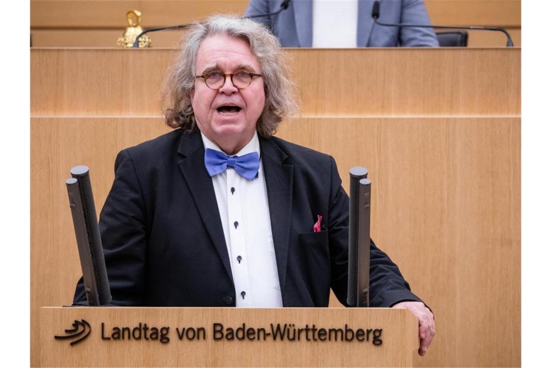 Landtag-Rauswurf: Fiechtners Klage teilweise erfolgreich Der parteilose Landtagsabgeordnete Heinrich Fiechtner. Foto: Christoph Schmidt/dpa/Archivbild