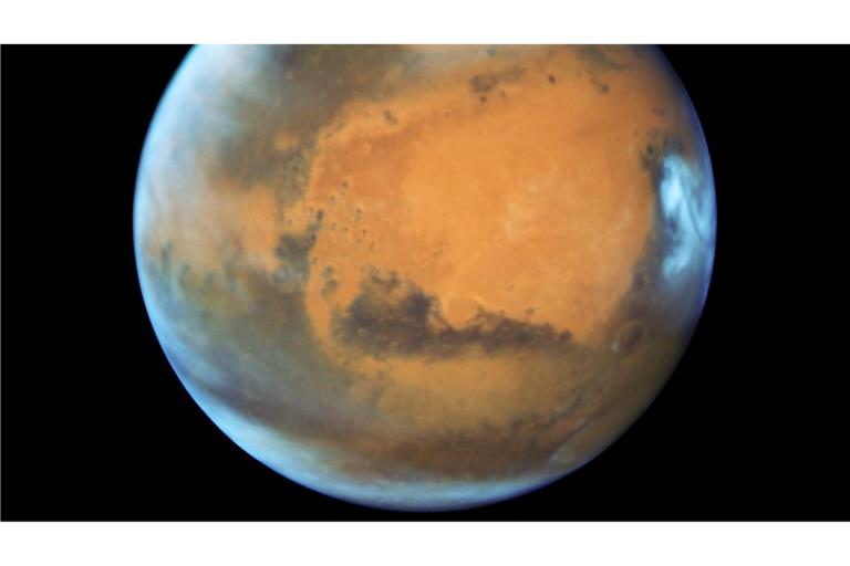 Der Planet Mars, aufgenommen vom "Hubble"-Weltraumteleskop