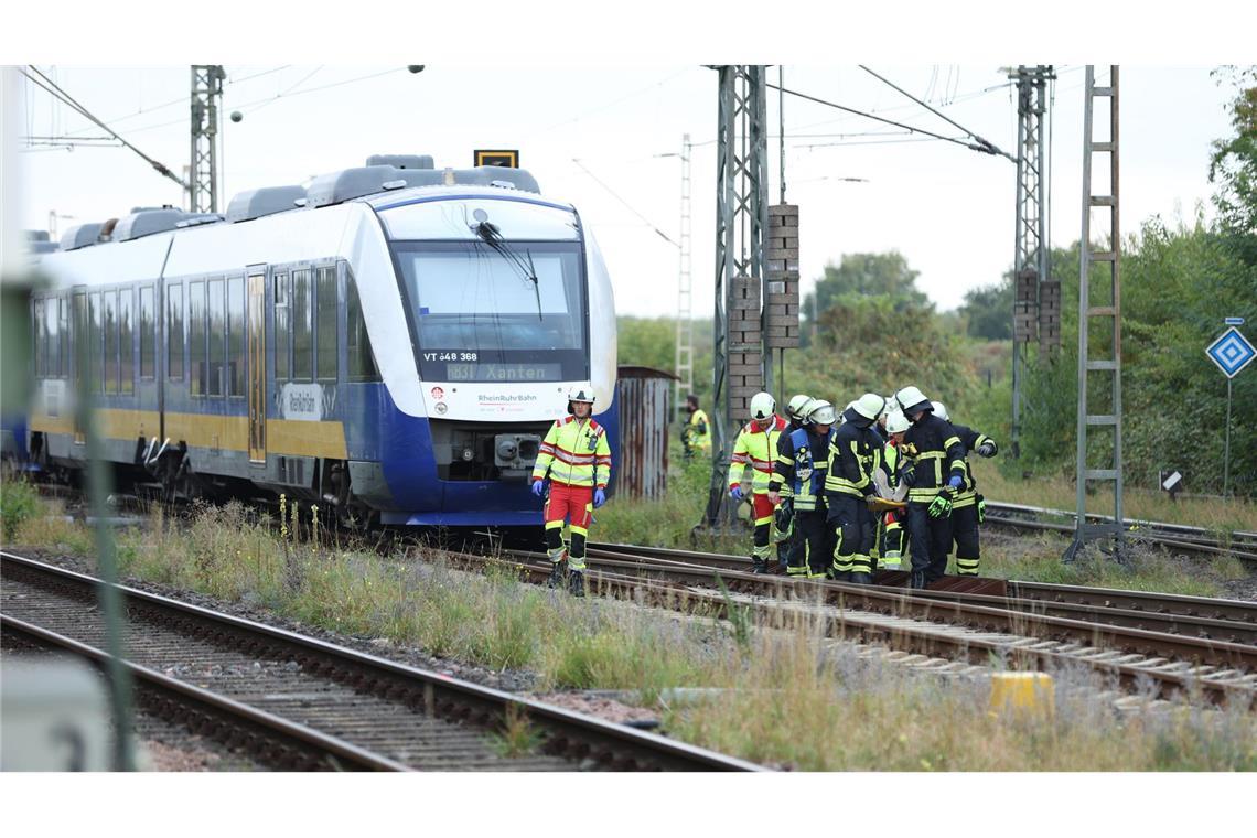 Der Regionalzug kollidierte mit einer Lok.