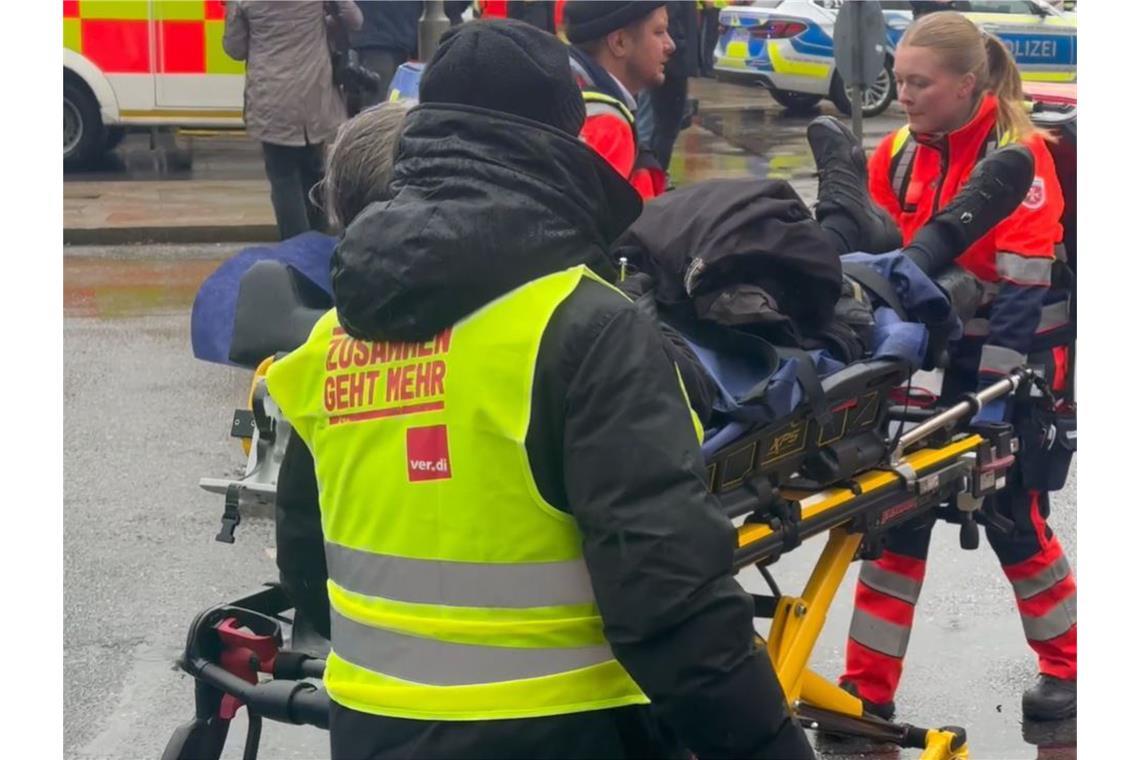 Der Rettungsdienst ist am Donnerstag im Großeinsatz in München.